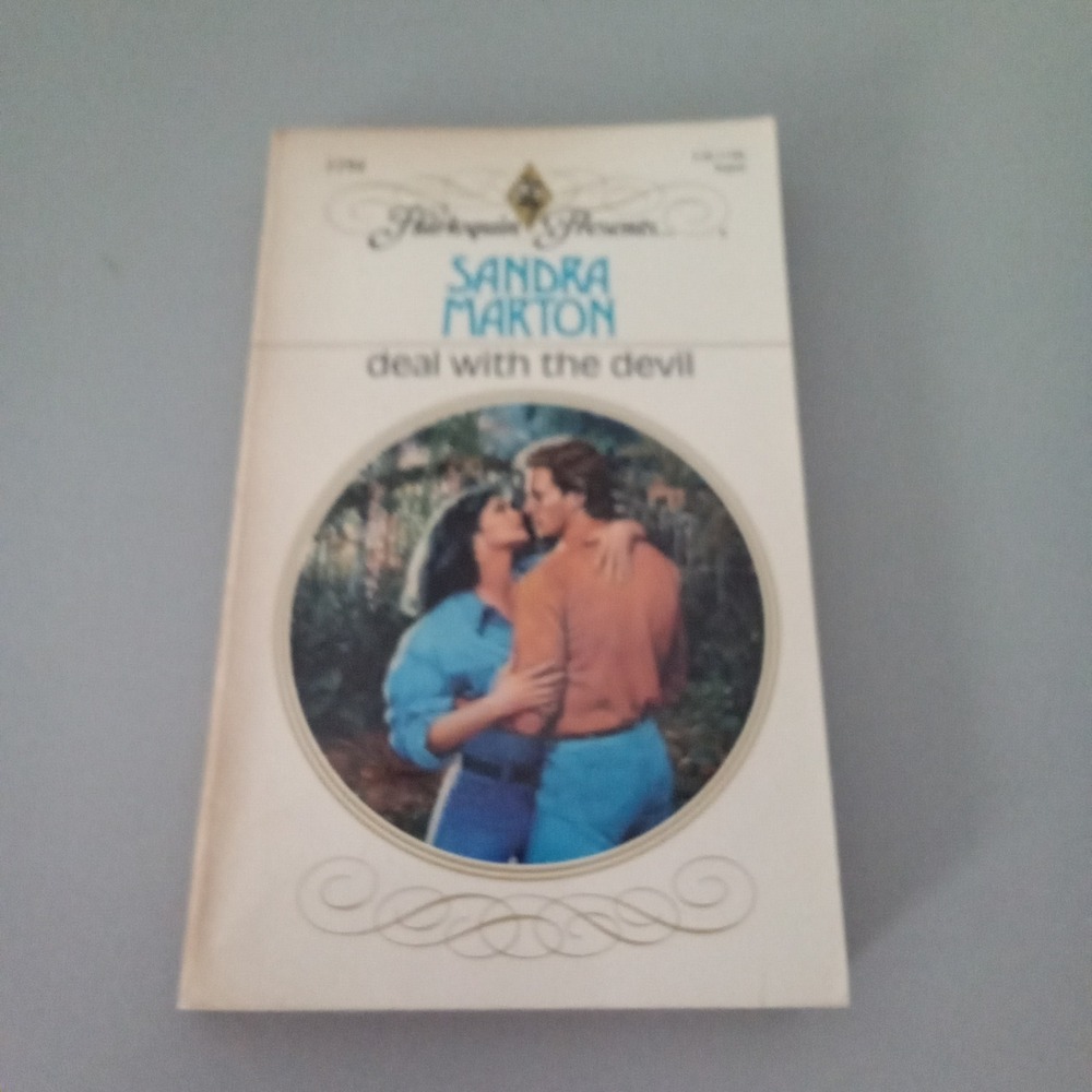 Sandra Marton Deal with the Devil Harlequin Presents 1194 Vintage Romance 1989